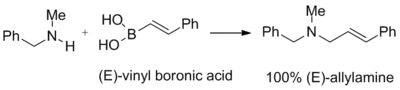 geometrically pure allylamines