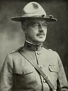 1919 black and white head and shoulders photo of Brigadier General E. LeRoy Sweetser in dress uniform and campaign hat, facing slightly to his left, looking slightly to his left