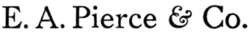 E. A. Pierce & Co. logo