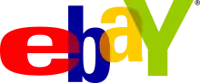 eBay company logo from 1995–2012