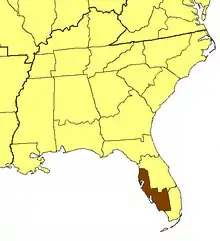 Location of the Diocese of Southwest Florida