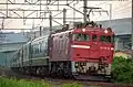 A Twilight Express service hauled by a JR Hokkaido Class ED79 electric locomotive in July 2013