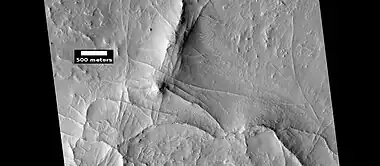 Linear ridge network, as seen by HiRISE under HiWish program