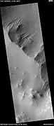 Gullies, as seen by HiRISE under HiWish program