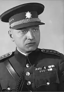 portrait of Emanuel Moravec in uniform