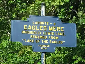 Official logo of Eagles Mere, Pennsylvania