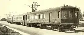 An East Bay Electric Lines train, 1911