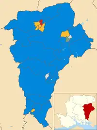 2019 results map