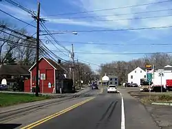 East Millstone along Amwell Road (CR 514)