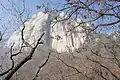 East face of Seoninbong Peak, Dobongsan taken from the trail leading to Manworam Temple.