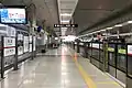 Eastbound platform of Liyuan station, 2019