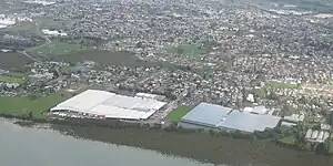 Favona from the air, looking south.