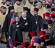 Russian Orthodox Church procession in Kiev. 2010