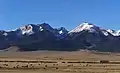 Humboldt Peak (left) and Colony Baldy (right)