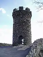 View of the lookout tower on East Peak