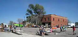 Pedal the Plains rest stop in Eckley in September 2012.