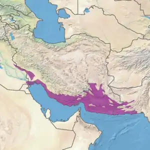 Ecoregion territory (in purple)