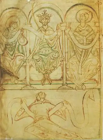 11th century Anglo-Saxon miniature