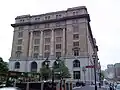 The customs house on the corner of the Rue McGill