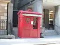 This police box in Edinburgh now serves as a coffee shop.