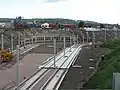 Edinburgh trams at the Maybury