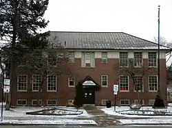 Fieldhouse in Edison Park on the Northwest Highway