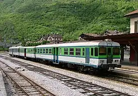 trains at a railway station