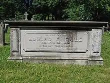 Inscription reads: "In memory of / Edward G Faile / Died April 29, 1864 / In the 66th year of his age"