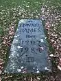 Grave of Edward James, West Dean, West Sussex, UK.