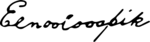 Signature of Eenoolooapik