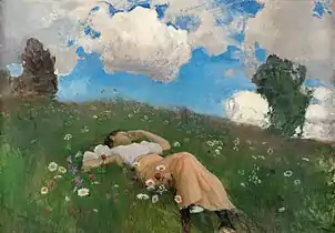 Saimi in the Meadow, 1892