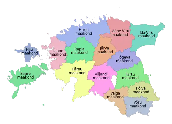 Counties of Estonia