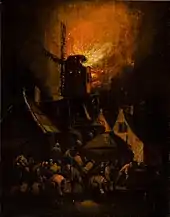 Image 8Egbert Livensz van der Poel, Windmill Fire (17th century), National Museum in Kraków (from Windmill)