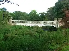 The Tournament Bridge over the Lugton Water in 2007