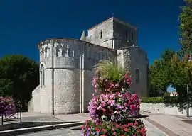 The church in Vaux-sur-Mer