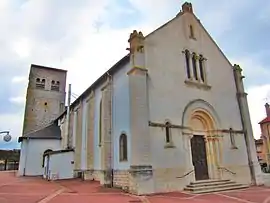 The church in Blénod-lès-Pont-à-Mousson