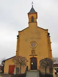 The church in Coin-lès-Cuvry