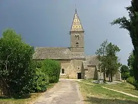 The church in the hamlet of Fixey