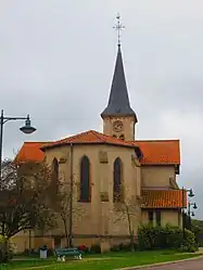 The church in Hemilly