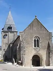 The church in Limeray