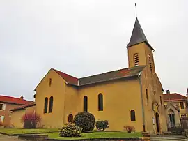 The church in Pouilly