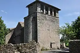 The church in Le Vibal