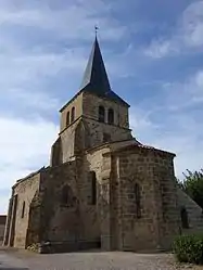 The church in Sazeret