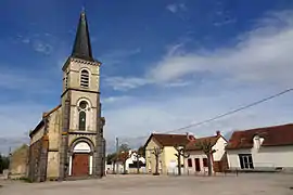 The church in Saint-Loup