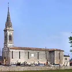 The church in Le Fleix