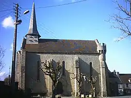 The church in Bonnat