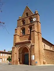 The church in Fontenilles