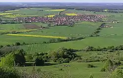 Ehingen seen from Hesselberg