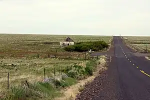 Abandoned building on Oregon Route 206 in Eightmile