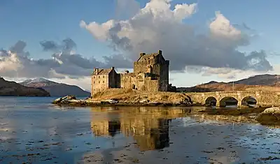 Image 2Eilean Donan Castle at the confluence of three sea lochs, Loch Duich, Loch Long and Loch AlshCredit: Diliff